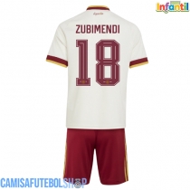 Camisa de time de futebol Espanha Martin Zubimendi #18 Replicas 2º Equipamento Infantil Mundo 2026 Manga Curta (+ Calças curtas)